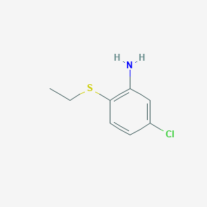 molecular formula C8H10ClNS B2485228 5-Chloro-2-(ethylsulfanyl)aniline CAS No. 16423-53-3