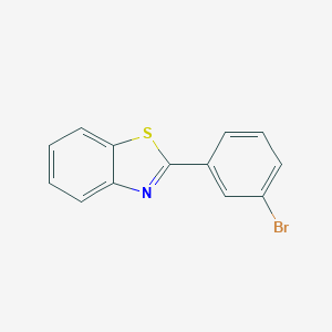 molecular formula C13H8BrNS B024853 2-(3-Bromophenyl)benzo[D]thiazole CAS No. 19654-14-9