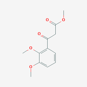 molecular formula C12H14O5 B2485345 Methyl 3-(2,3-dimethoxyphenyl)-3-oxopropanoate CAS No. 300840-18-0