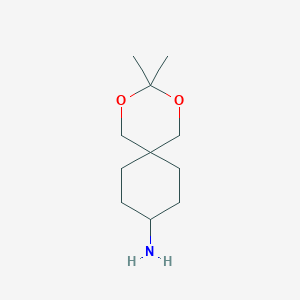 3,3-Dimethyl-2,4-dioxaspiro[5.5]undecan-9-amine