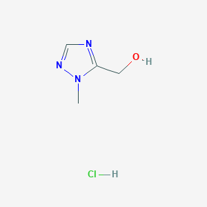 (1-methyl-1H-1,2,4-triazol-5-yl)methanol hydrochloride