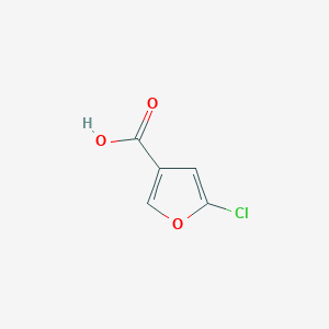 molecular formula C5H3ClO3 B2485466 5-Chlorofuran-3-carboxylic acid CAS No. 116779-81-8