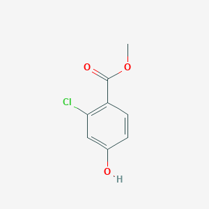 molecular formula C8H7ClO3 B024855 2-氯-4-羟基苯甲酸甲酯 CAS No. 104253-44-3