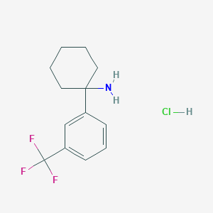 1-[3-(Trifluoromethyl)phenyl]cyclohexan-1-amine hydrochloride