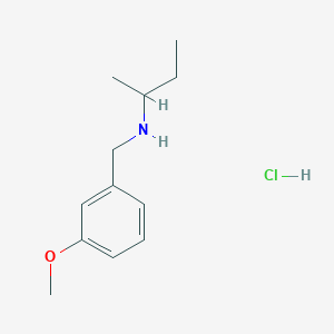 B2485603 N-(3-Methoxybenzyl)-2-butanamine hydrochloride CAS No. 1051363-51-9; 889949-80-8