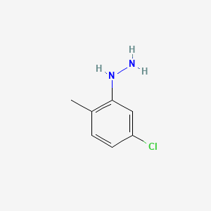 molecular formula C7H9ClN2 B2485637 (5-Chloro-2-methylphenyl)hydrazine CAS No. 5446-17-3; 94447-40-2