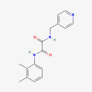 molecular formula C16H17N3O2 B2485669 N-(2,3-dimethylphenyl)-N'-[(pyridin-4-yl)methyl]ethanediamide CAS No. 667869-03-6