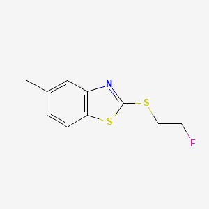 Benzothiazole, 2-[(2-fluoroethyl)thio]-5-methyl-
