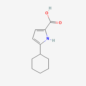 5-Cyclohexyl-1H-pyrrole-2-carboxylic acid