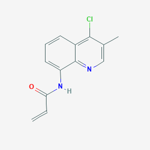 N-(4-Chloro-3-methylquinolin-8-yl)prop-2-enamide