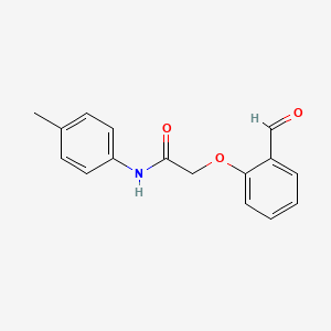 2-(2-formylphenoxy)-N-(4-methylphenyl)acetamide