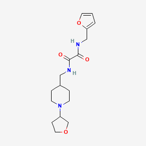 N1-(furan-2-ylmethyl)-N2-((1-(tetrahydrofuran-3-yl)piperidin-4-yl)methyl)oxalamide