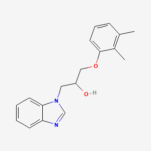 molecular formula C18H20N2O2 B2485743 1-(1H-benzimidazol-1-yl)-3-(2,3-dimethylphenoxy)propan-2-ol CAS No. 701282-43-1