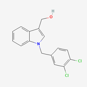 [1-[(3,4-Dichlorophenyl)methyl]indol-3-yl]methanol