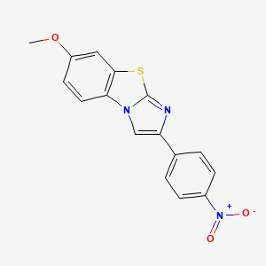 6-Methoxy-2-(4-nitrophenyl)imidazo[2,1-b][1,3]benzothiazole