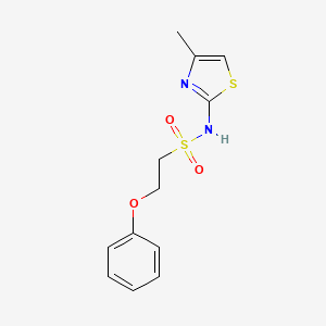 N-(4-methylthiazol-2-yl)-2-phenoxyethanesulfonamide