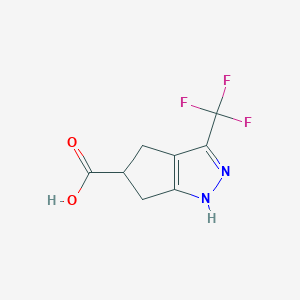 3-(Trifluoromethyl)-1,4,5,6-tetrahydrocyclopenta[c]pyrazole-5-carboxylic acid