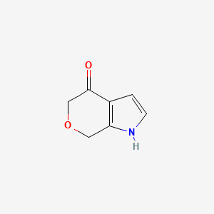 B2485997 1,7-Dihydro-pyrano[3,4-b]pyrrol-4-one CAS No. 1369248-13-4; 13754-86-4