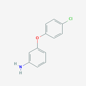 molecular formula C12H10ClNO B024860 3-(4-Chlorophenoxy)aniline CAS No. 105945-24-2