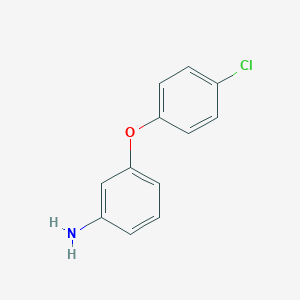 molecular formula C12H10ClNO B024860 3-(4-Chloro-phenoxy)-phenylamine CAS No. 105945-24-2