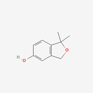 molecular formula C10H12O2 B2486003 1,1-dimethyl-1,3-dihydro-2-benzofuran-5-ol CAS No. 182954-07-0