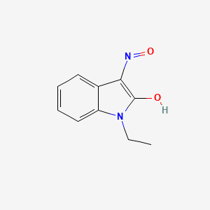 molecular formula C10H10N2O2 B2486063 (3Z)-1-ethyl-1H-indole-2,3-dione 3-oxime CAS No. 3922-17-6