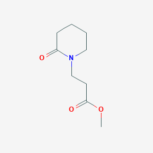 molecular formula C9H15NO3 B2486072 Methyl 3-(2-oxopiperidin-1-yl)propanoate CAS No. 77499-54-8