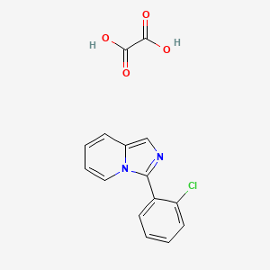 3-(2-Chlorophenyl)imidazo[1,5-a]pyridine oxalate