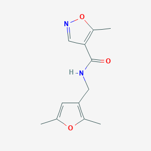 N-((2,5-dimethylfuran-3-yl)methyl)-5-methylisoxazole-4-carboxamide