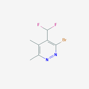 3-Bromo-4-(difluoromethyl)-5,6-dimethylpyridazine