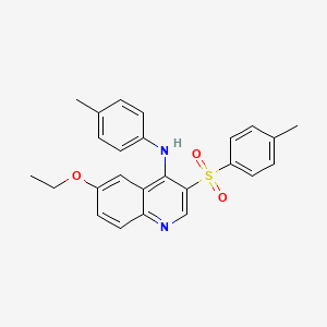 molecular formula C25H24N2O3S B2486114 6-ethoxy-N-(p-tolyl)-3-tosylquinolin-4-amine CAS No. 1251569-02-4