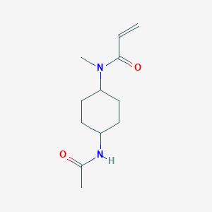 N-(4-Acetamidocyclohexyl)-N-methylprop-2-enamide