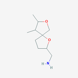 (8,9-Dimethyl-1,7-dioxaspiro[4.4]nonan-2-yl)methanamine