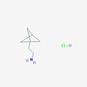 2-(1-Bicyclo[1.1.1]pentanyl)ethanamine;hydrochloride