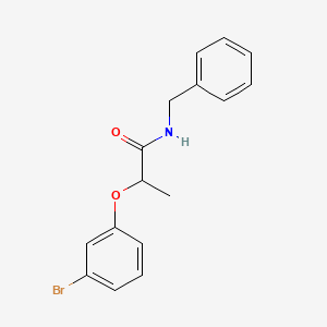 N-benzyl-2-(3-bromophenoxy)propanamide