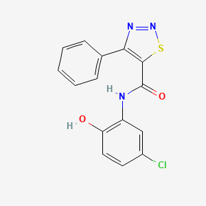 N-(5-chloro-2-hydroxyphenyl)-4-phenyl-1,2,3-thiadiazole-5-carboxamide