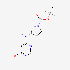 tert-Butyl 3-((6-methoxypyrimidin-4-yl)amino)pyrrolidine-1-carboxylate
