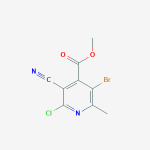 Methyl 3-bromo-6-chloro-5-cyano-2-methylpyridine-4-carboxylate