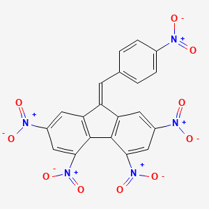 2,4,5,7-Tetranitro-9-[(4-nitrophenyl)methylidene]fluorene
