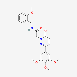 N-(2-methoxybenzyl)-2-(6-oxo-3-(3,4,5-trimethoxyphenyl)pyridazin-1(6H)-yl)acetamide