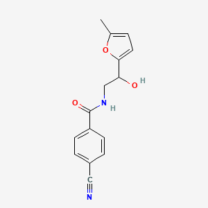 4-cyano-N-(2-hydroxy-2-(5-methylfuran-2-yl)ethyl)benzamide