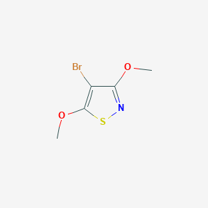 4-Bromo-3,5-dimethoxy-1,2-thiazole