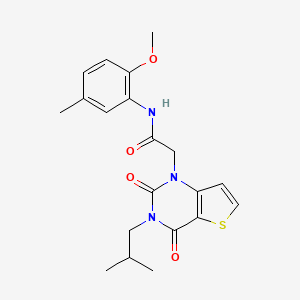 N-(2-methoxy-5-methylphenyl)-2-[3-(2-methylpropyl)-2,4-dioxo-3,4-dihydrothieno[3,2-d]pyrimidin-1(2H)-yl]acetamide