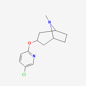 3-[(5-Chloropyridin-2-yl)oxy]-8-methyl-8-azabicyclo[3.2.1]octane