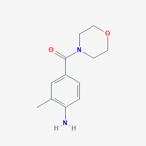 molecular formula C12H16N2O2 B2486248 2-Methyl-4-(morpholine-4-carbonyl)aniline CAS No. 383907-14-0