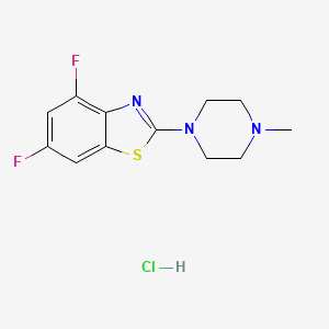 4,6-Difluoro-2-(4-methylpiperazin-1-yl)benzo[d]thiazole hydrochloride