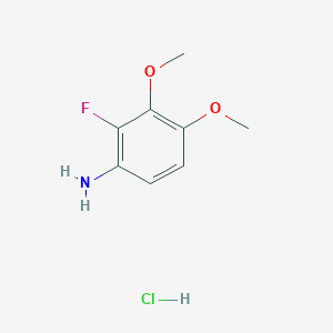 2-Fluoro-3,4-dimethoxyaniline;hydrochloride