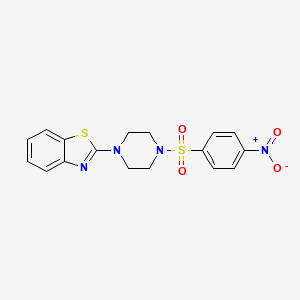 2-{4-[(4-Nitrophenyl)sulfonyl]piperazino}-1,3-benzothiazole