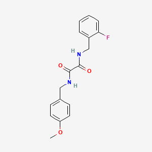 N1-(2-fluorobenzyl)-N2-(4-methoxybenzyl)oxalamide