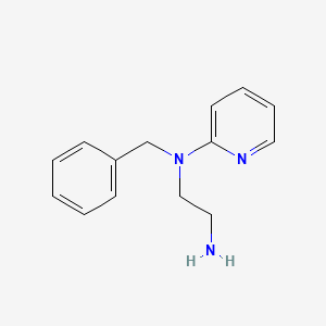 molecular formula C14H17N3 B2486362 N1-benzyl-N1-(pyridin-2-yl)ethane-1,2-diamine CAS No. 50331-70-9